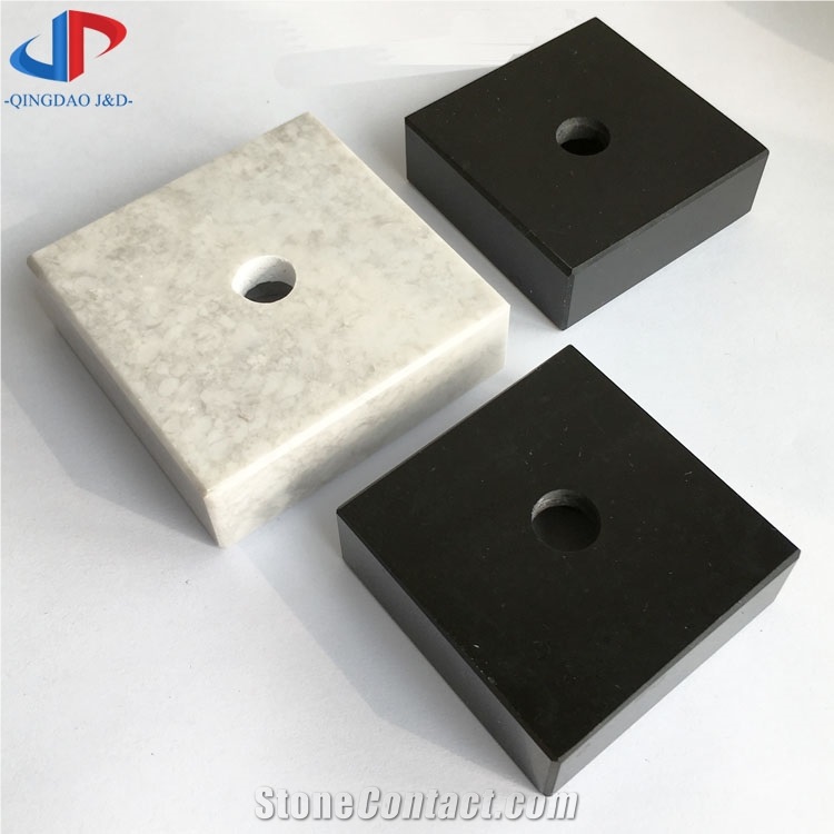 Black Marble Trophy Base, White Marble Trophy Bases