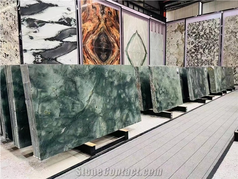 China Jade Marble China Green Yunnan Green Marble Slab