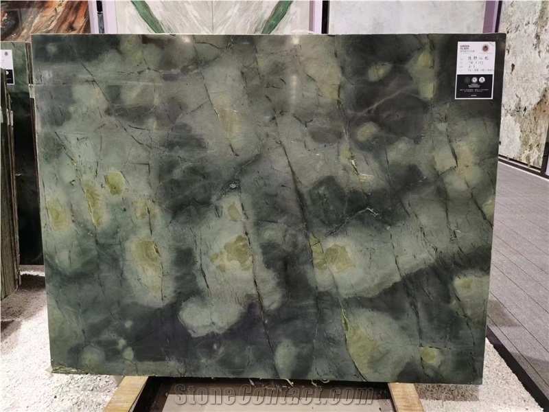 China Jade Marble China Green Yunnan Green Marble Slab