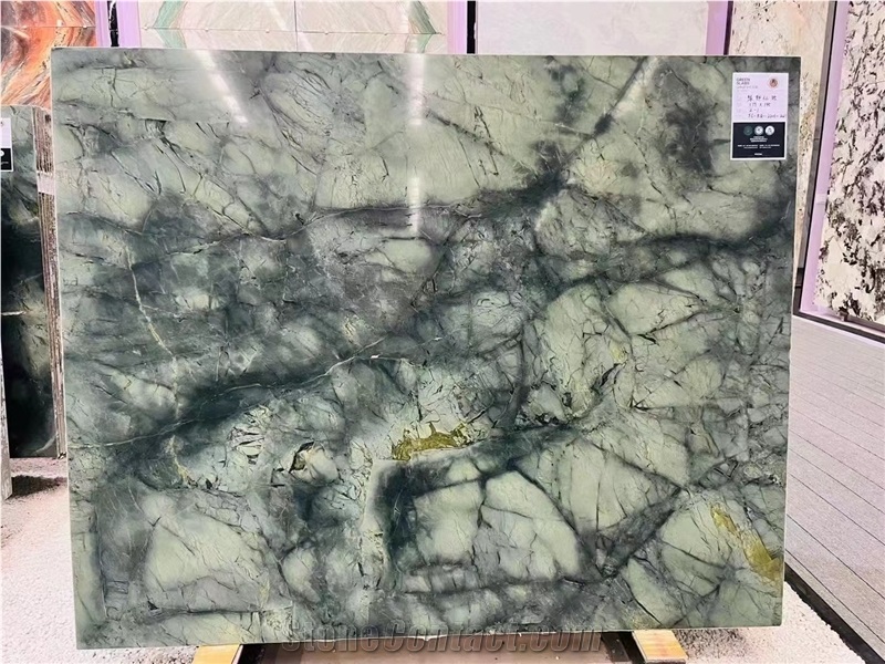 China Jade Marble China Green Yunnan Green Marble Slab