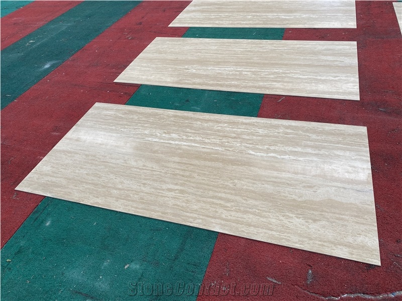 Beige Travertine Backed Aluminum Honeycomb Stone Panels