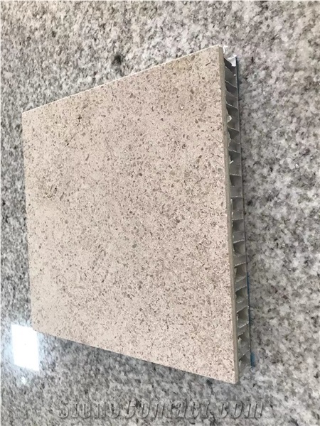 Botticino Marble Honeycomb Backed Stone Panels