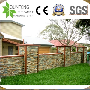 High Quality Brown Rusty Slate Stacked Stone For Ledger