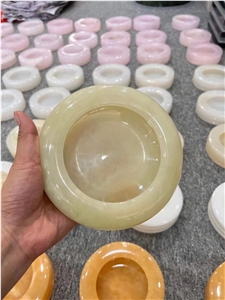 Wholesale Natural  Jade Ashtray For Home Decoration
