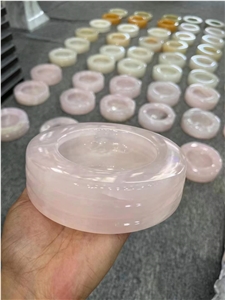 Wholesale Natural  Jade Ashtray For Home Decoration