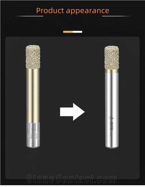 Brazing Flat Bottom Straight Knife For Granite Marble