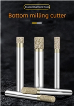 Brazing Flat Bottom Straight Knife For Granite Marble