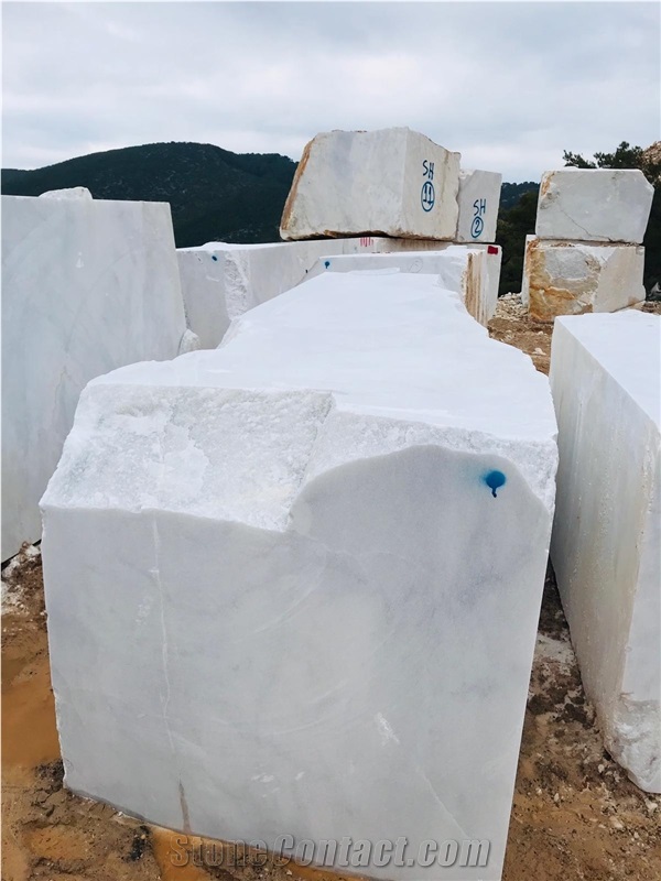 Mugla White Marble Blocks