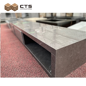 Kitchen Cabinets Polished Grey Thin 6Mm 12Mm