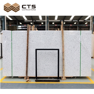 Terrazzo Coloful Slab Tile Bathroom Custone Engeneered Stone