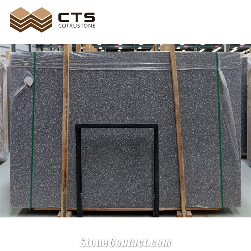 Terrazzo Coloful Slab Tile Bathroom Custone Engeneered Stone