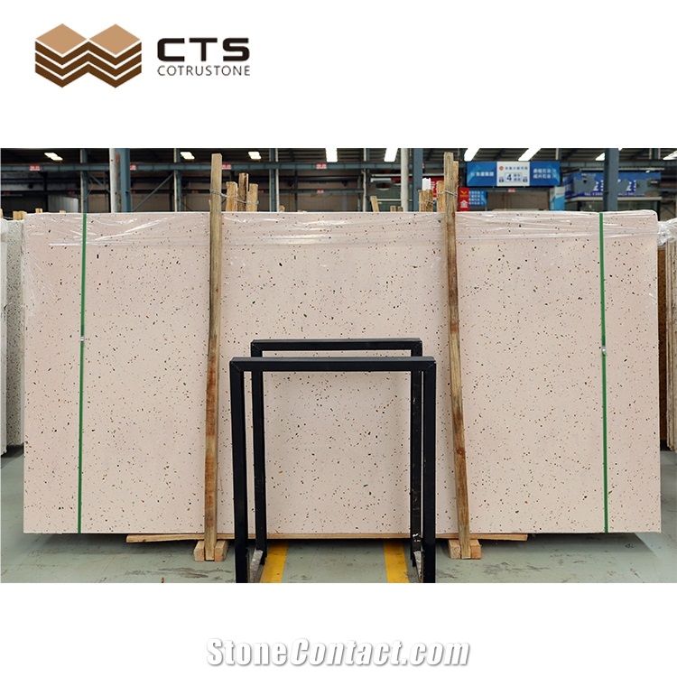 Terrazzo Stone Slab Tile Customized Size For Flooring Wall