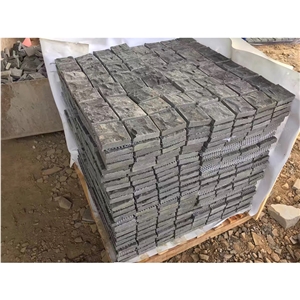 Andesite Cube Chinese Stone Nature Surface Net On Back Split Wall Stone