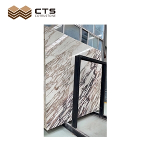 Bulgari Calacatta Purple Marble Slab Tiles For Home Wall Bulgari Calacatta Purple Marble Slab Tiles For Home Wall