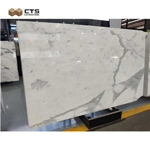 Calacatta White Marble Floor Wall Tile Factory Free Sample