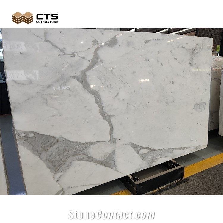 Calacatta White Marble Floor Wall Tile Factory Free Sample