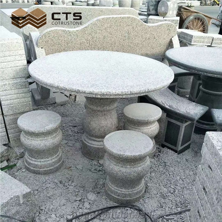 Garden Table Granite Set Wholesale Price Good Look Table Set
