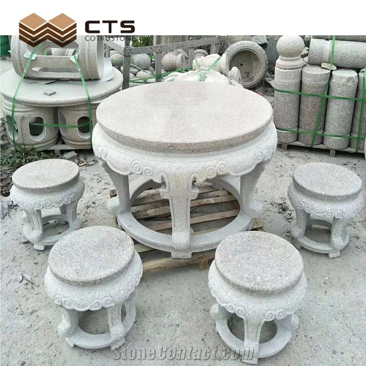 Garden Table Granite Set Wholesale Price Good Look Table Set