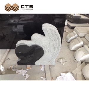 Granite Angel Memory Tombstones Monuments Customized