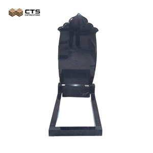 Hebei Black Gravestone Tombstone Custom Size Carving Words