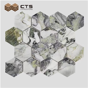 New Design Cold Green Jade Mosaic Best Price Modern Style