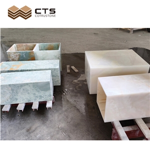 Onyx Plinth Show Table Wholesale Good Quality Indoor Decor