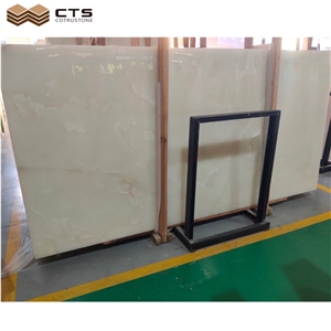 Pure White Pervious Light Onyx For Wall Waterproof Composite