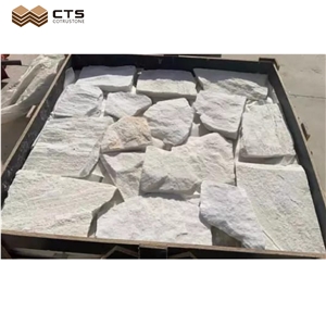 White Sandstone Best For Outdoor Paver Loose Stone Random