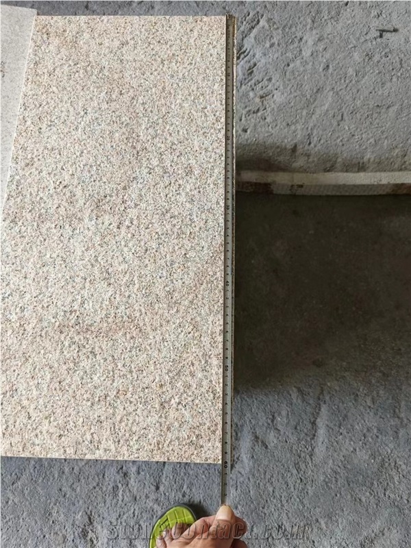 Golden Rustic Granite Flamed Outdoor Pavers