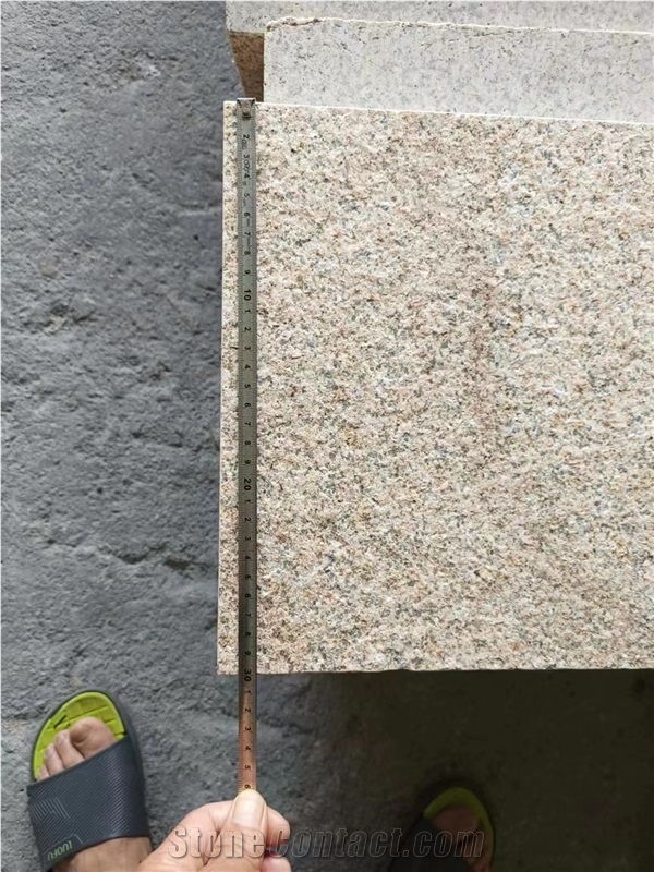 Golden Rustic Granite Flamed Outdoor Pavers