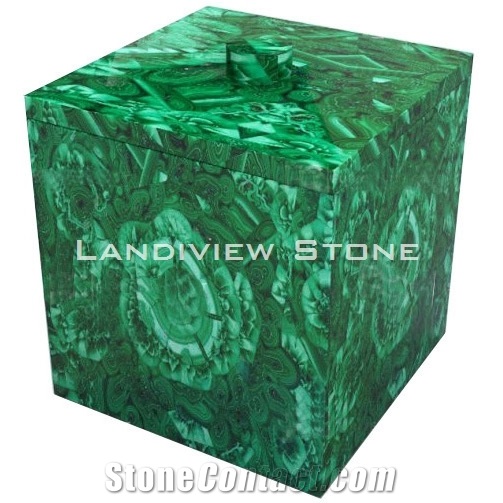 Malachite Bathroom Set, Malachite Gemstone Accessories,