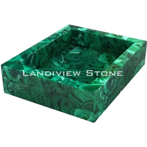 Malachite Bathroom Set, Malachite Gemstone Accessories,