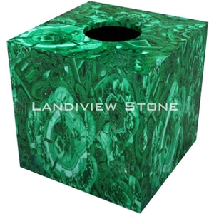 Malachite Bathroom Set, Malachite Gemstone Accessories,