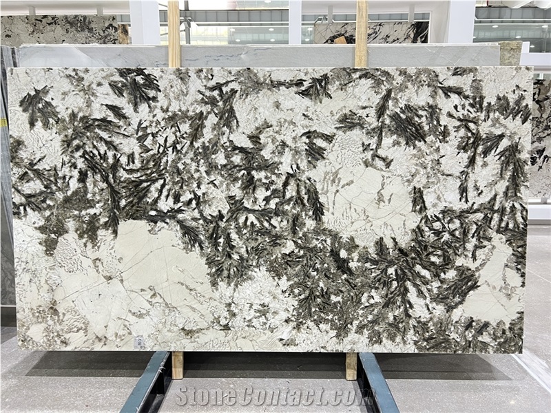 Alpinus Black Crystal Granite Slabs Tiles