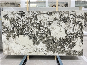 Alpinus Black Crystal Granite Slabs Tiles