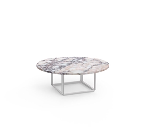 Androgyne Side Tabletop Calacatta Viola Marble Table Top
