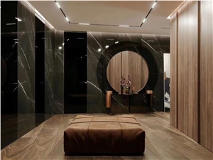 Black Marquina Nero Marquina Cheap Marble Slab