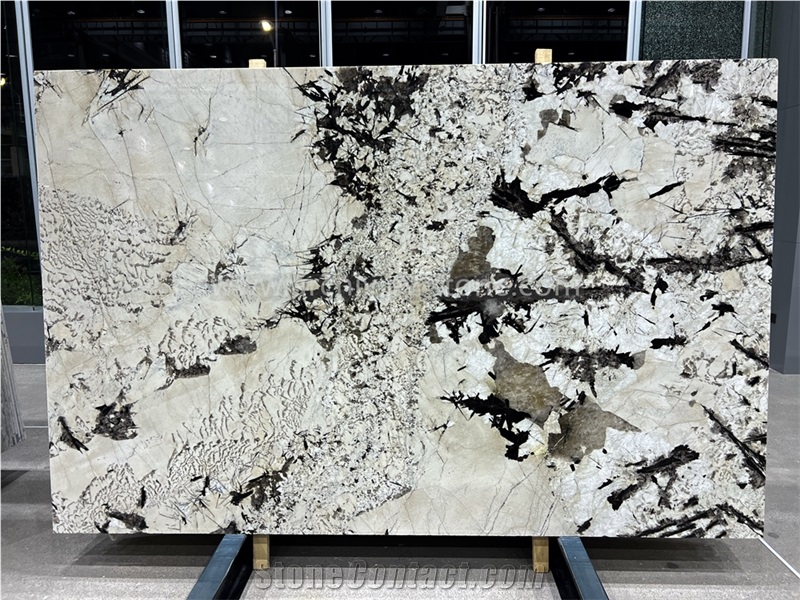 Blanc Du Blanc Granite Slab Tiles For Kitchen