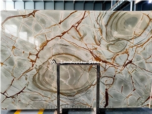 Blue Roman Quartzite Slabs For Island Benchtop