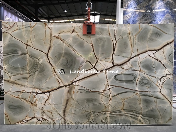 Blue Roman Quartzite Slabs For Island Benchtop