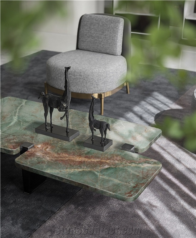 Botanic Bordeaux Green Quartzite Table Tops