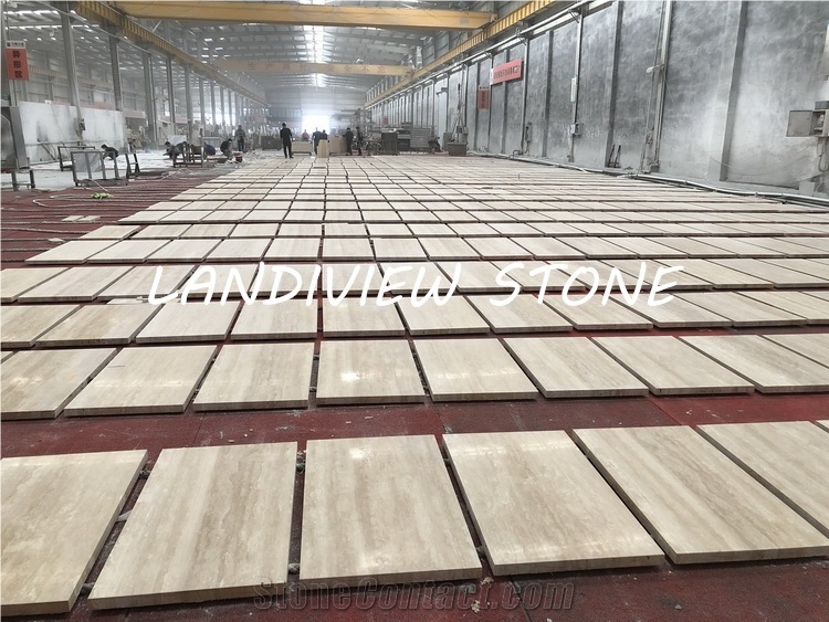 Classic Denizli Travertine Ivory White Light Beige Travertine Tiles