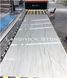 White Quartzite Mont Blanc Quartzite Slabs For Kitchen