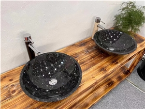 Wholesale Customized Black Granite Stone Sinks, Basins