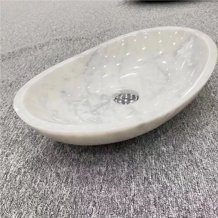 Wholesale Customized Carrara White Marble Sinks, Basins
