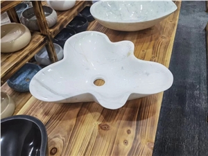 Wholesale Customized Carrara White Marble Sinks, Basins