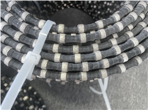 Rubber And Spring11.5Mm Diamond Wire Saw For Natural Block