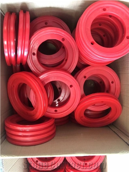 Rubber Ring,Belt  Guide Pulley For Cnc Wire Saw Machine.