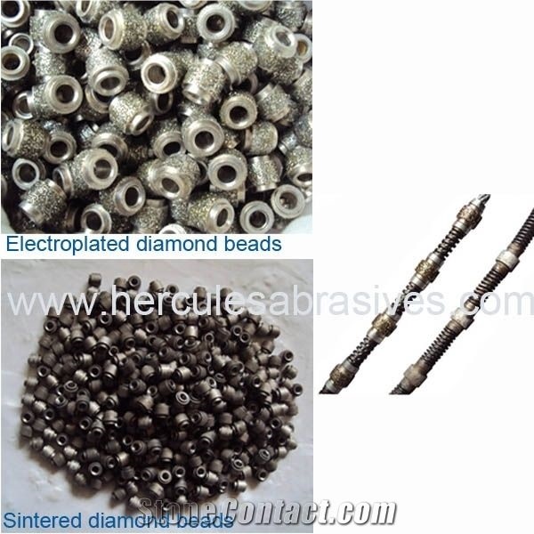 Vacuum Brazed Diamond Beads