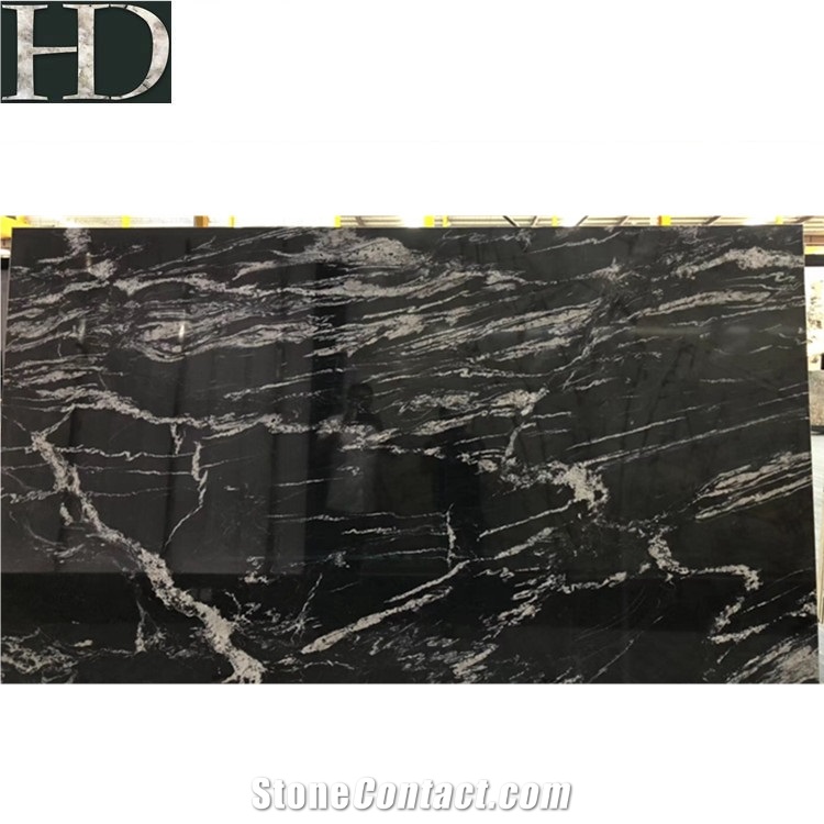 Royal Black Granite Slabs And Tiles